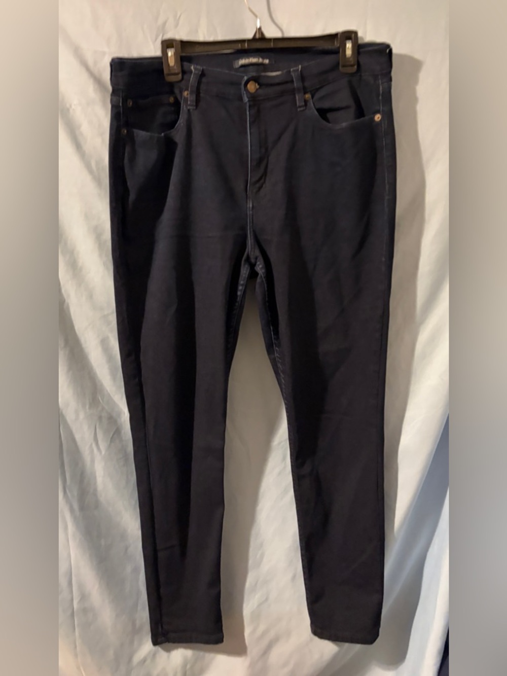 Calvin Klein - Dark Hise Rise Navy Slim Jeans